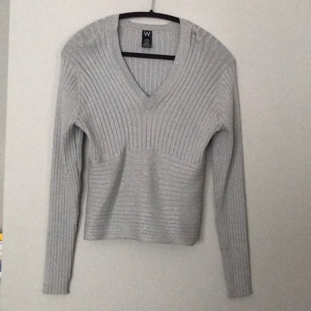 Sparkling sweater top